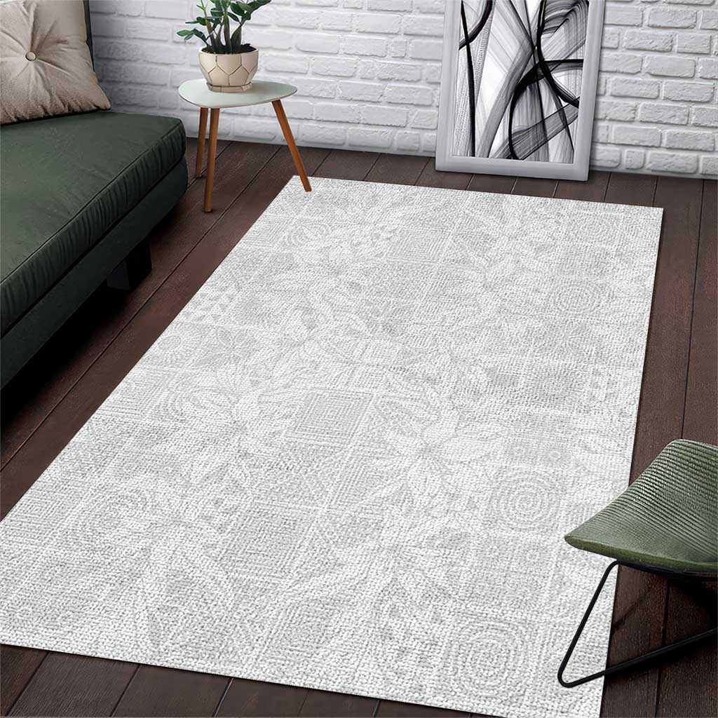 Nigeria Yoruba Osun-Osogbo Festival Area Rug White Lily Lei - African Pride