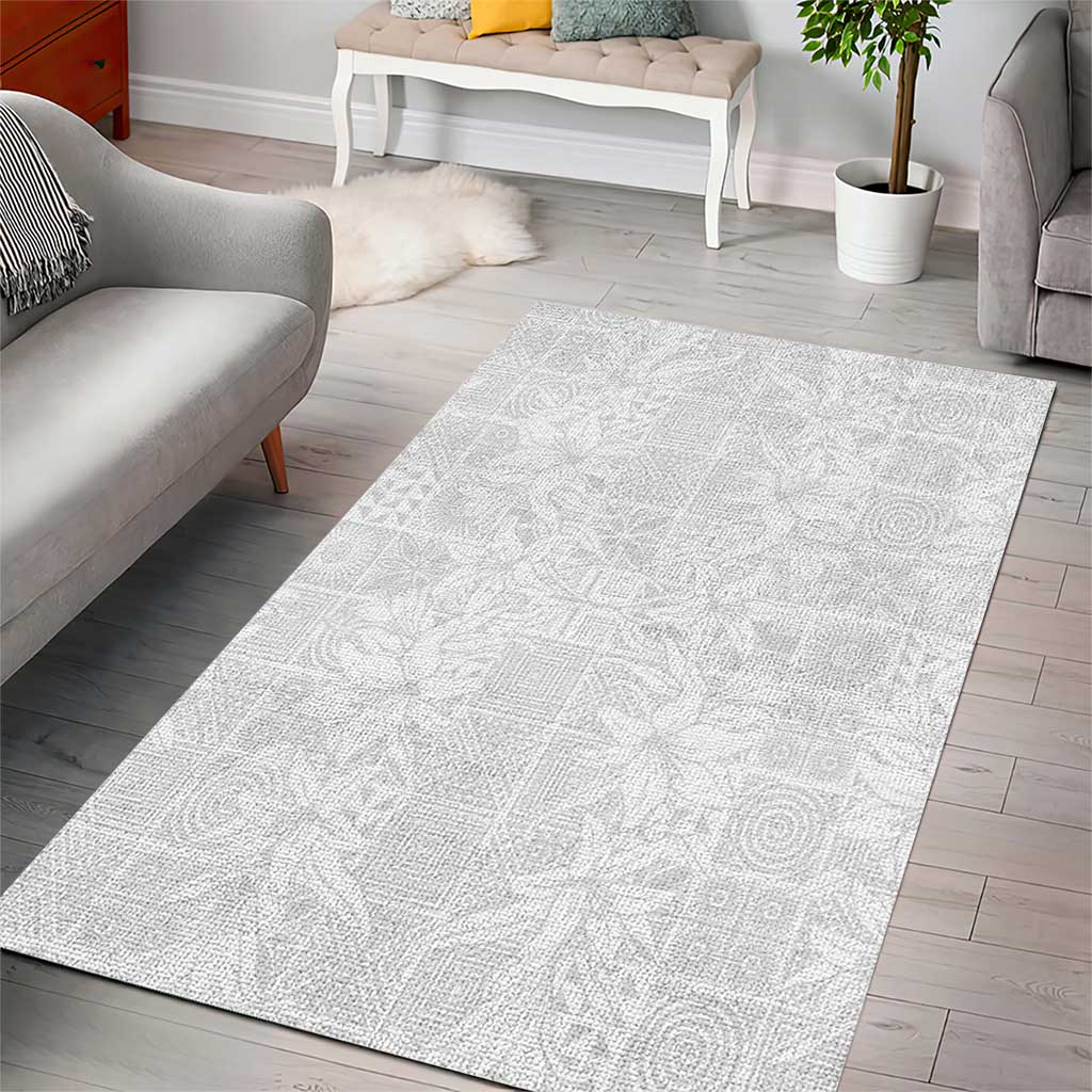 Nigeria Yoruba Osun-Osogbo Festival Area Rug White Lily Lei - African Pride