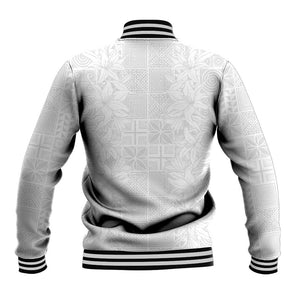 Nigeria Yoruba Osun-Osogbo Festival Baseball Jacket White Lily Lei - African Pride