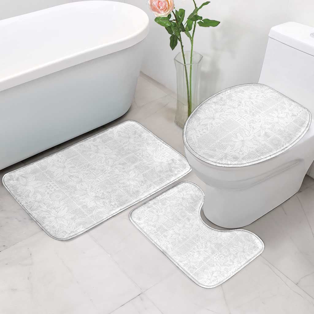 Nigeria Osun-Osogbo Festival Bathroom Set White Lily Lei With Yoruba Pattern