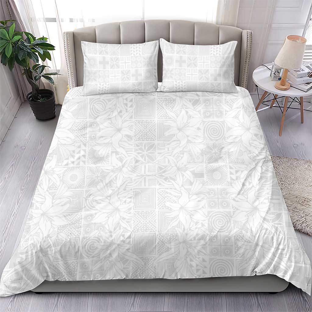 Nigeria Yoruba Osun-Osogbo Festival Bedding Set White Lily Lei - African Pride