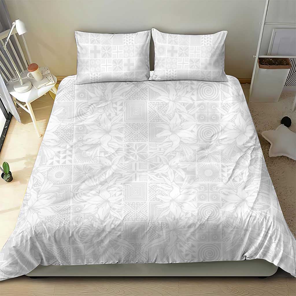 Nigeria Yoruba Osun-Osogbo Festival Bedding Set White Lily Lei - African Pride