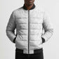 Nigeria Osun-Osogbo Festival Bomber Puffer Jacket White Lily Lei With Yoruba Pattern