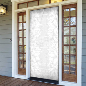 Nigeria Osun-Osogbo Festival Door Cover White Lily Lei With Yoruba Pattern