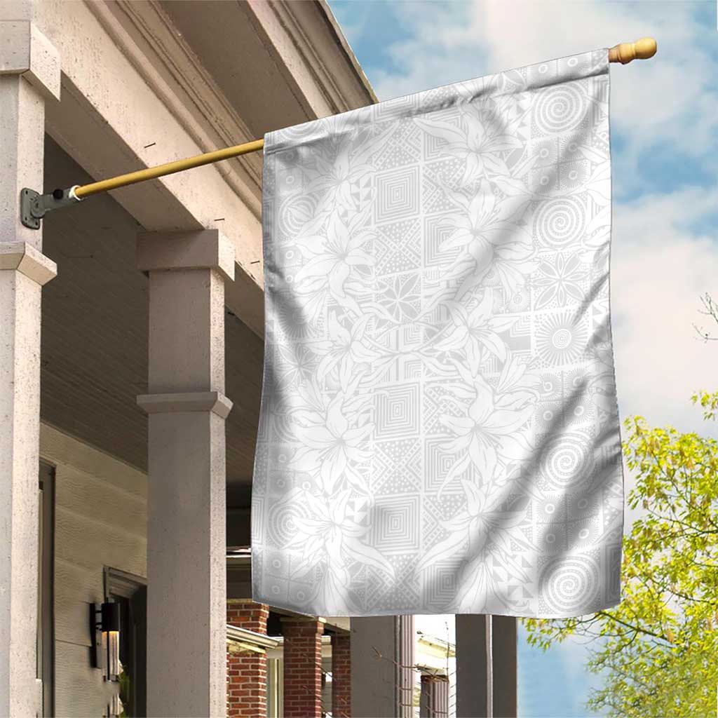 Nigeria Yoruba Osun-Osogbo Festival Garden Flag White Lily Lei - African Pride