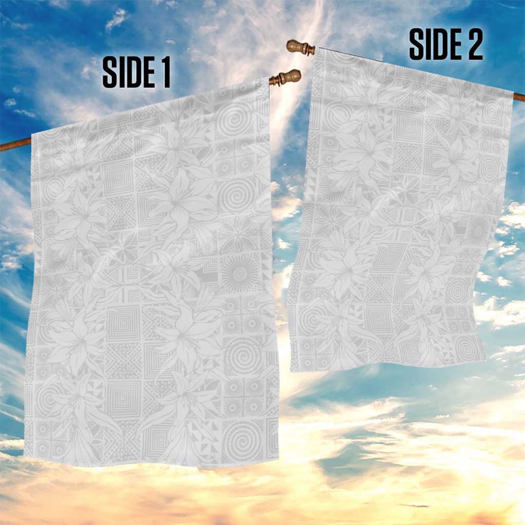 Nigeria Yoruba Osun-Osogbo Festival Garden Flag White Lily Lei - African Pride