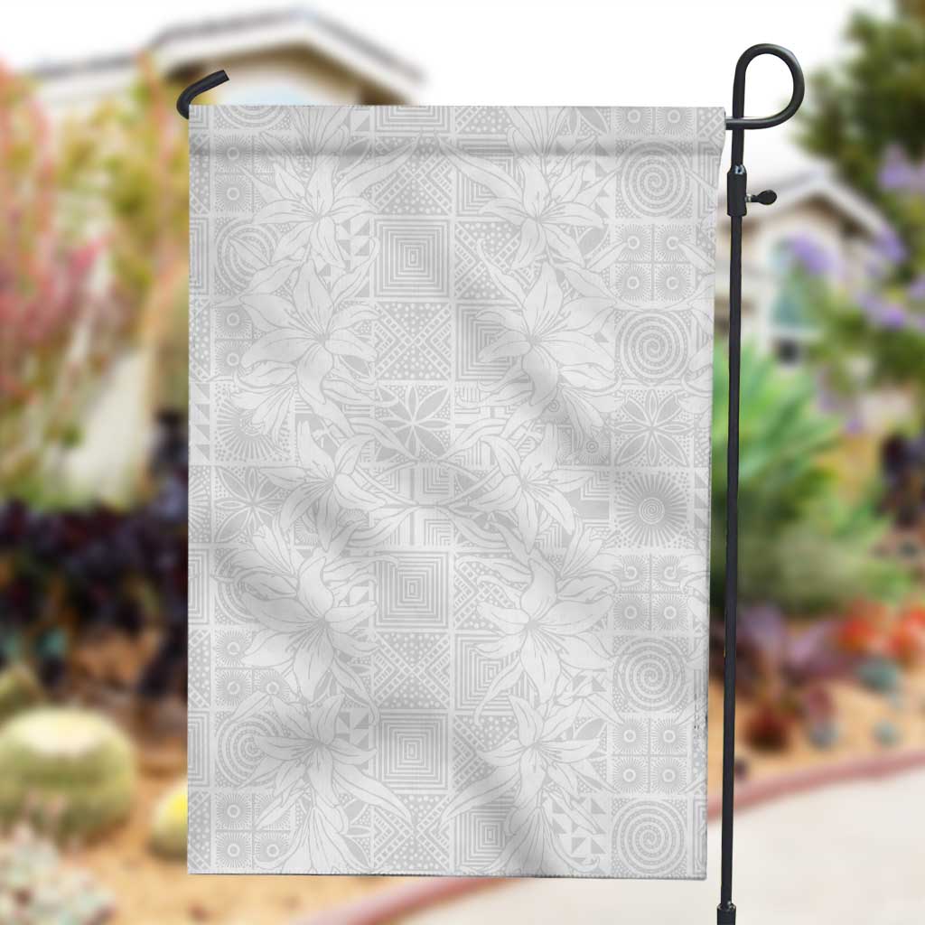 Nigeria Yoruba Osun-Osogbo Festival Garden Flag White Lily Lei - African Pride