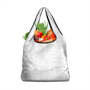 Nigeria Yoruba Osun-Osogbo Festival Grocery Bag White Lily Lei - African Pride