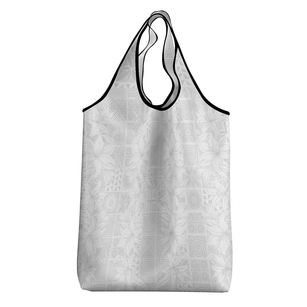 Nigeria Yoruba Osun-Osogbo Festival Grocery Bag White Lily Lei - African Pride