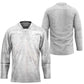 Nigeria Osun-Osogbo Festival Hockey Jersey White Lily Lei With Yoruba Pattern