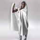 Nigeria Yoruba Osun-Osogbo Festival Hooded Blanket White Lily Lei - African Pride