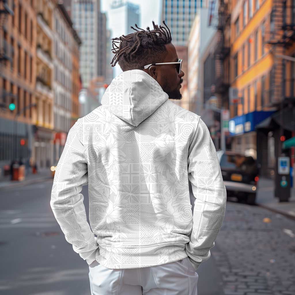 Nigeria Yoruba Osun-Osogbo Festival Hoodie White Lily Lei - African Pride