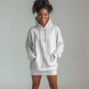 Nigeria Yoruba Osun-Osogbo Festival Hoodie Dress White Lily Lei - African Pride