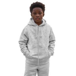 Nigeria Yoruba Osun-Osogbo Festival Kid Hoodie White Lily Lei - African Pride