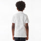 Nigeria Yoruba Osun-Osogbo Festival Kid Polo Shirt White Lily Lei - African Pride