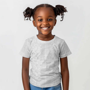 Nigeria Yoruba Osun-Osogbo Festival Kid T shirt White Lily Lei - African Pride