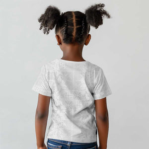 Nigeria Yoruba Osun-Osogbo Festival Kid T shirt White Lily Lei - African Pride