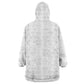 Nigeria Yoruba Osun-Osogbo Festival Kid Wearable Blanket Hoodie White Lily Lei - African Pride