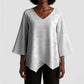 Nigeria Osun-Osogbo Festival Kimono Sleeve Blouse White Lily Lei With Yoruba Pattern