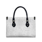Nigeria Osun-Osogbo Festival Leather Bag White Lily Lei With Yoruba Pattern