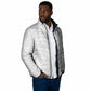 Nigeria Osun-Osogbo Festival Padded Jacket White Lily Lei With Yoruba Pattern