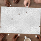 Nigeria Osun-Osogbo Festival Puzzle White Lily Lei With Yoruba Pattern
