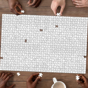Nigeria Osun-Osogbo Festival Puzzle White Lily Lei With Yoruba Pattern