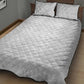 Nigeria Yoruba Osun-Osogbo Festival Quilt Bed Set White Lily Lei - African Pride