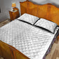 Nigeria Yoruba Osun-Osogbo Festival Quilt Bed Set White Lily Lei - African Pride