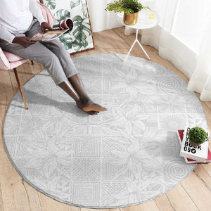 Nigeria Yoruba Osun-Osogbo Festival Round Carpet White Lily Lei - African Pride