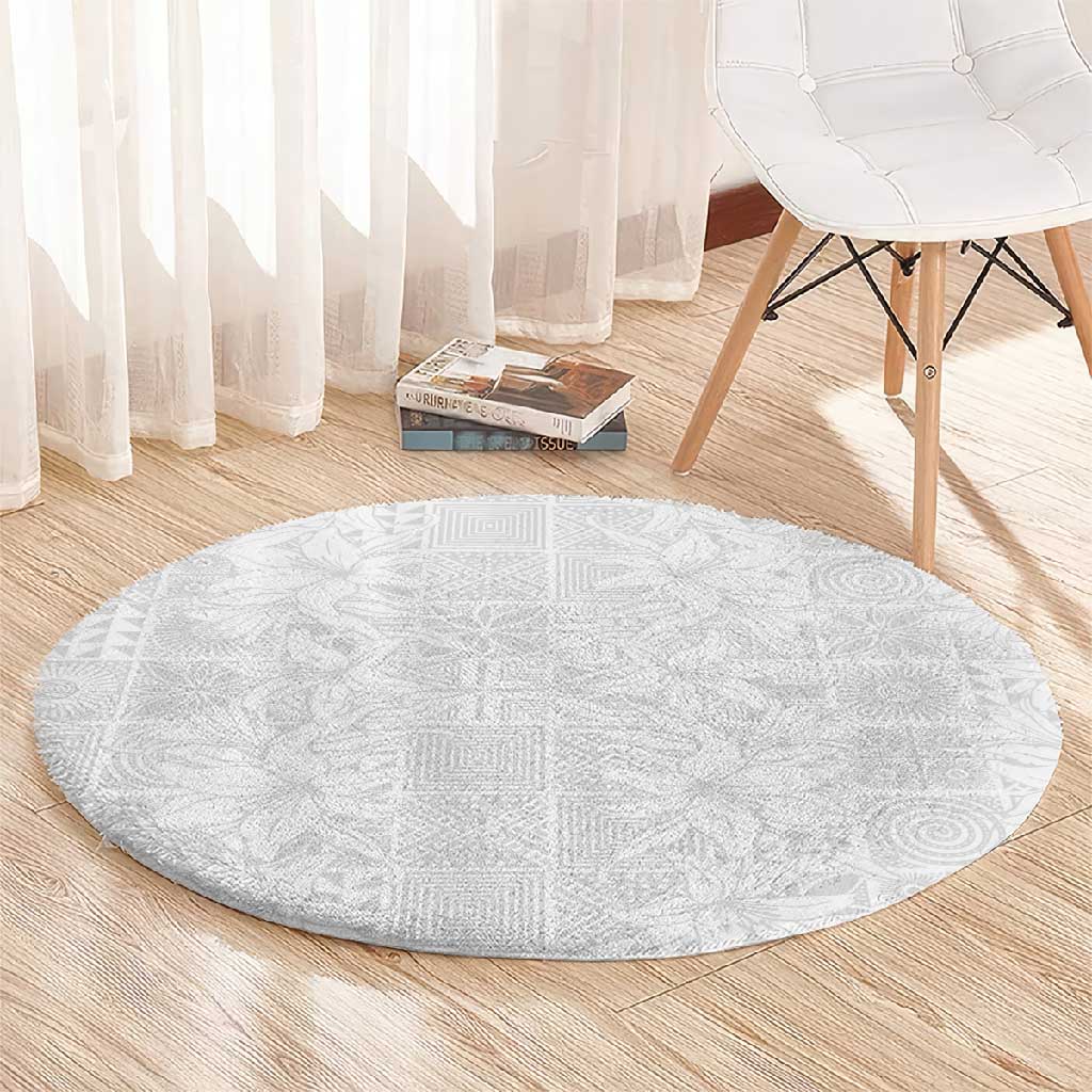 Nigeria Yoruba Osun-Osogbo Festival Round Carpet White Lily Lei - African Pride