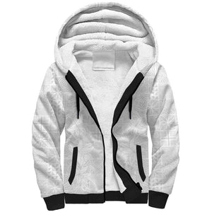 Nigeria Yoruba Osun-Osogbo Festival Sherpa Hoodie White Lily Lei - African Pride