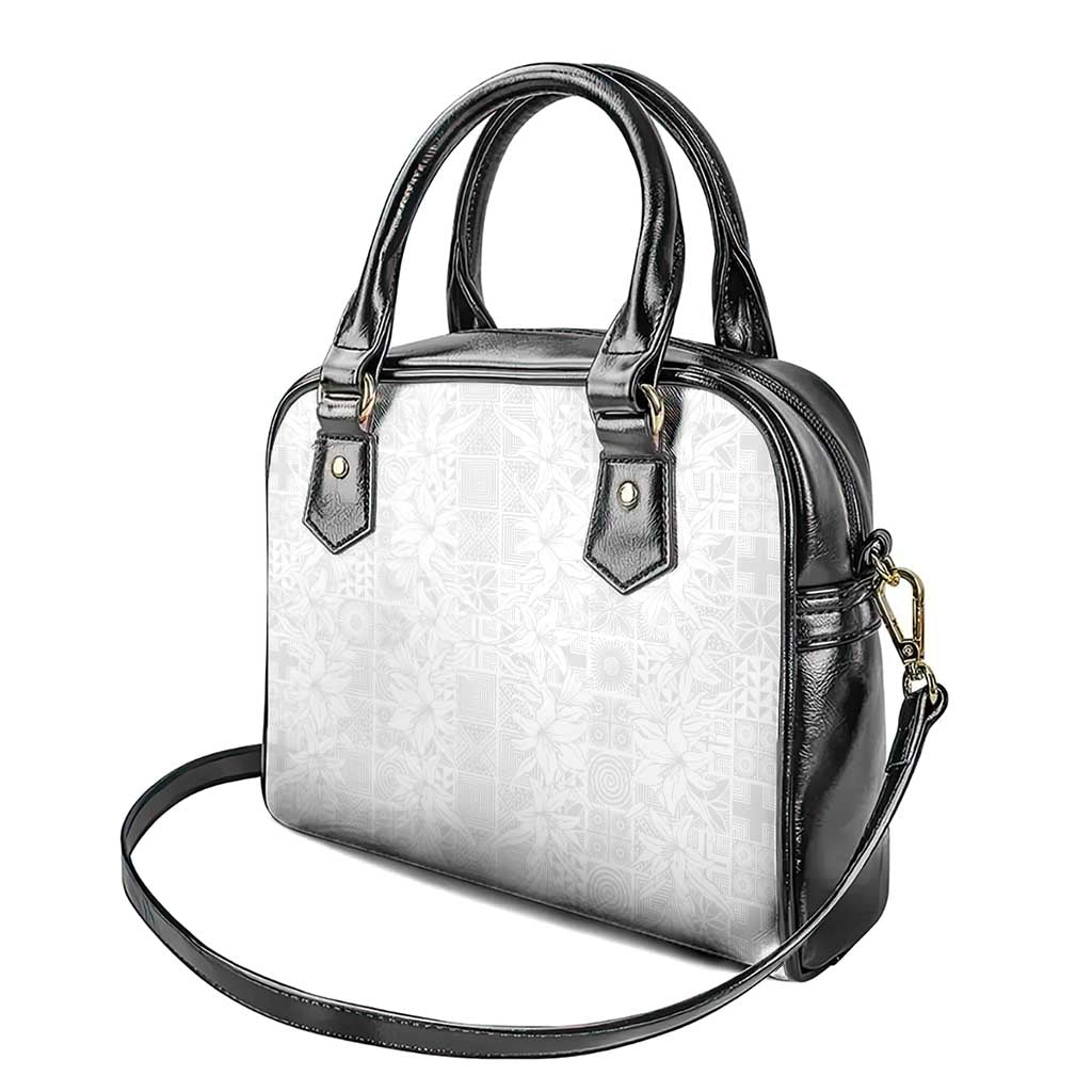 Nigeria Yoruba Osun-Osogbo Festival Shoulder Handbag White Lily Lei - African Pride