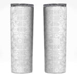 Nigeria Yoruba Osun-Osogbo Festival Skinny Tumbler White Lily Lei - African Pride