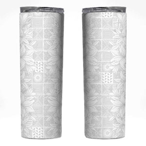 Nigeria Yoruba Osun-Osogbo Festival Skinny Tumbler White Lily Lei - African Pride