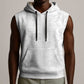 Nigeria Yoruba Osun-Osogbo Festival Sleeveless Hoodie White Lily Lei - African Pride