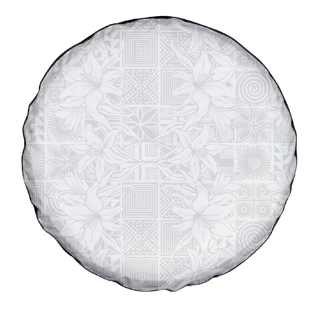 Nigeria Yoruba Osun-Osogbo Festival Spare Tire Cover White Lily Lei - African Pride