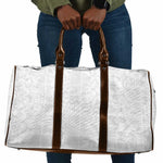 Nigeria Osun-Osogbo Festival Travel Bag White Lily Lei With Yoruba Pattern
