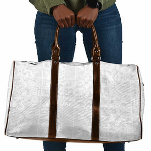 Nigeria Osun-Osogbo Festival Travel Bag White Lily Lei With Yoruba Pattern
