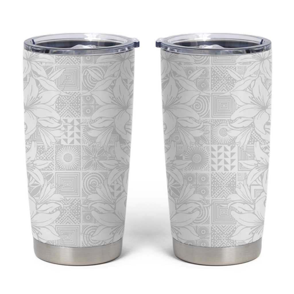 Nigeria Yoruba Osun-Osogbo Festival Tumbler Cup White Lily Lei - African Pride