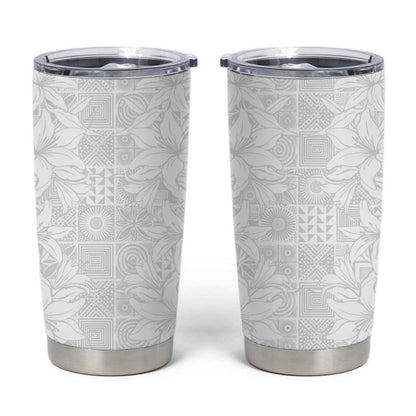 Nigeria Yoruba Osun-Osogbo Festival Tumbler Cup White Lily Lei - African Pride