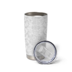 Nigeria Yoruba Osun-Osogbo Festival Tumbler Cup White Lily Lei - African Pride