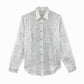 Nigeria Yoruba Osun-Osogbo Festival Women Casual Shirt White Lily Lei - African Pride