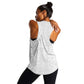Nigeria Yoruba Osun-Osogbo Festival Women Racerback Tank White Lily Lei - African Pride