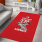 Tuskegee Red Tails Airmen Area Rug 332nd Fighter Group - Red - African Pride
