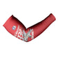 Tuskegee Red Tails Airmen Arm Sleeves P-51 Mustang 332nd Fighter Group - Red