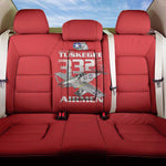 Tuskegee Red Tails Airmen Back Car Seat Cover 332nd Fighter Group - Red - African Pride