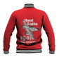 Tuskegee Red Tails Airmen Baseball Jacket 332nd Fighter Group - Red - African Pride