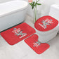Tuskegee Red Tails Airmen Bathroom Set P-51 Mustang 332nd Fighter Group - Red