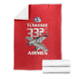 Tuskegee Red Tails Airmen Blanket 332nd Fighter Group - Red - African Pride